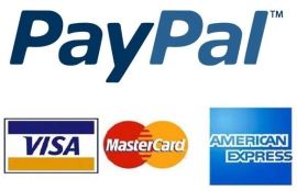 American Express Visa Paypal